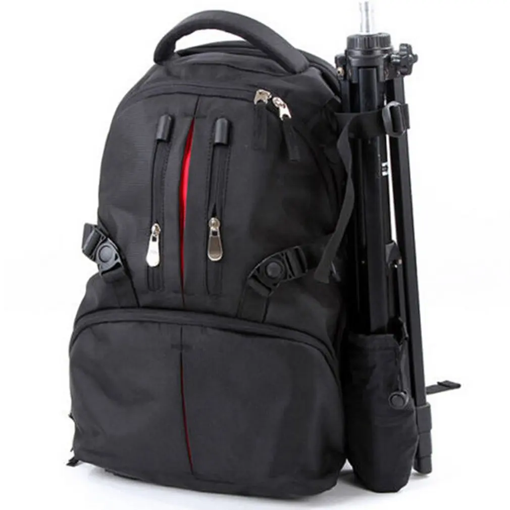 

Multifunctional Zipper Nylon Digital DSLR Photo Padded Backpack Fashionable Solid Color Camera Video Bag Large Capacity
