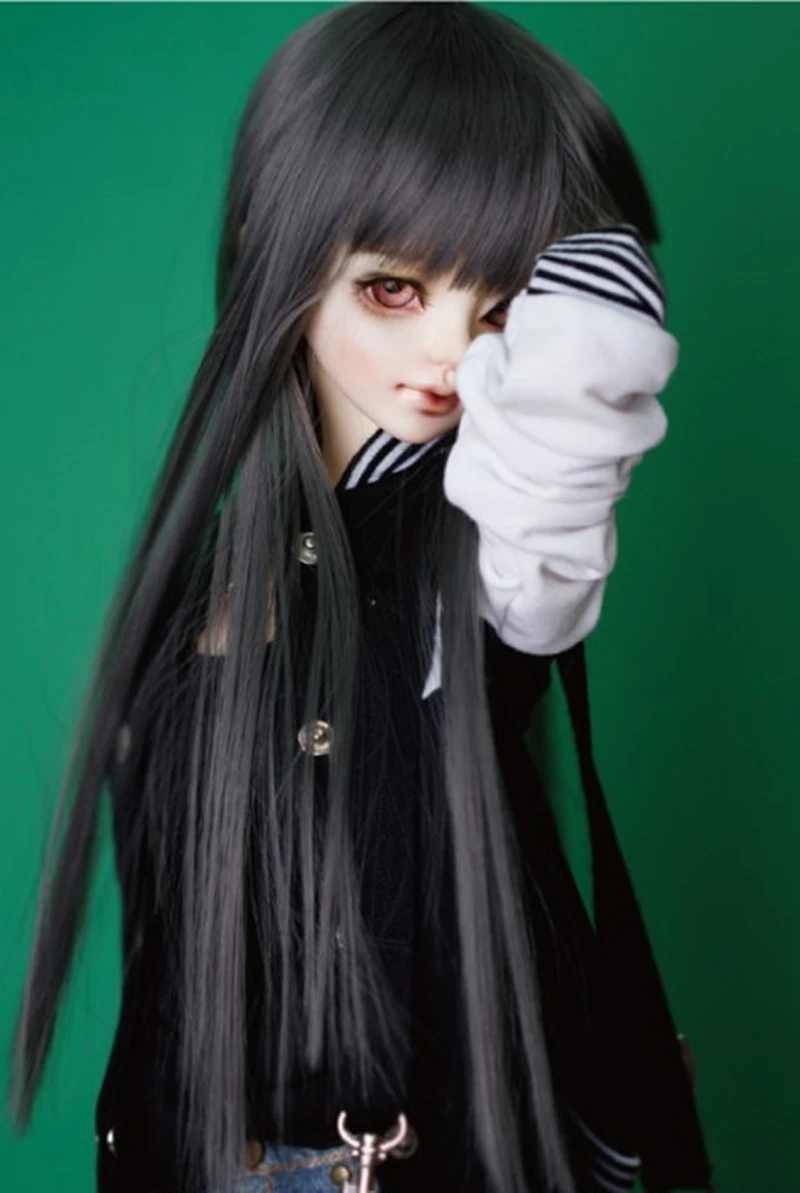 1/3 1/4 1/6 1/8 Bjd Wig High Temperature Long Gray Straight Bjd Hair MSD SD Yosd For BJD Doll Wig 4 1/3 1/4 1/6 1/8 Bjd Wig High Temperature Long Gray Straight Bjd Hair MSD SD Yosd For BJD Doll Wig 4