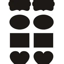 Наклейки для доски, небольшой ярлычок, набор = 48 шт/импортные товары,, форма этикеток, много размеров