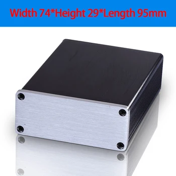 

KYYSLB 74*29*95mm Small Amplifier Aluminum Chassis DIY Power Amplifier Aluminum Box Headphone Amplifier Aluminum Case Shell