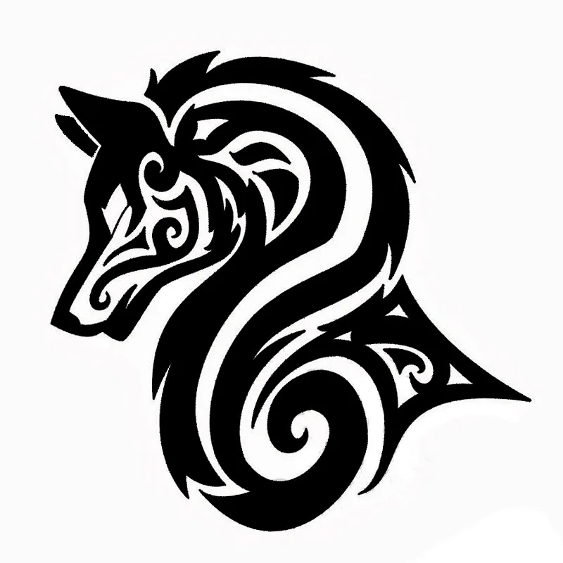 15.2*15.2CM Cool Tribal Graphical Wolf Classic Car Styling Stickers and Bumper Decal | Автомобили и мотоциклы