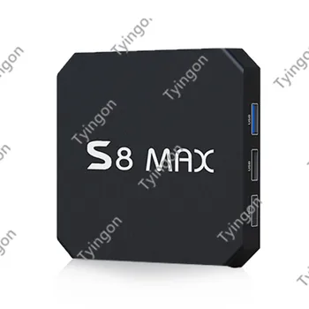 

S8 MAX RK3328 Android 7.1 Smart TV Box 4G 32G Set top Box Support IPTV