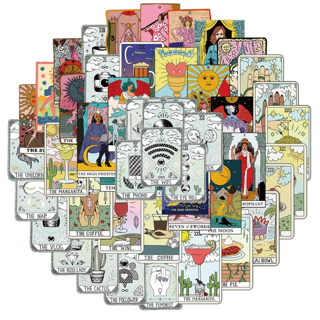 Tarot Cards Set - Tarot Cards - Sticker