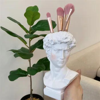 

WU CHEN LONG NORDIC CREATIVE DAVID STATUE STORAGE ARTIFACT STUDENT PEN HOLDER STORAGE BOX VASE DECORATION HOME DECOR A1978