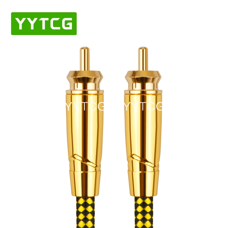 US $21.25 RCA To RCA Audio Coaxial Cable Male To Male Stereo Digital RCA Connector For TV DVD Amplifier Hifi Subwoofer Cable 1m 2m 3m 5m