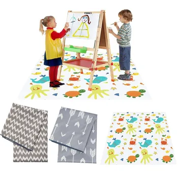 

High Chair Splash Mat Floor Protector Non Slip Waterproof Baby Eating Play Mat