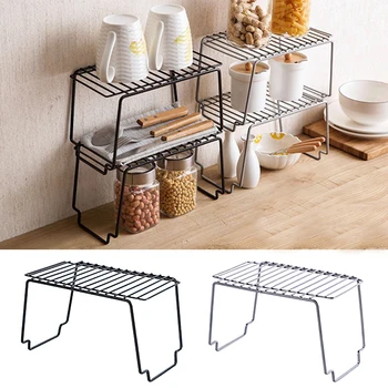

Desktop Cupboard Spice Rack Home Anti Slip Seasoning Storage Racks Kitchen Organizer Jar Storage Shlef Space Saving