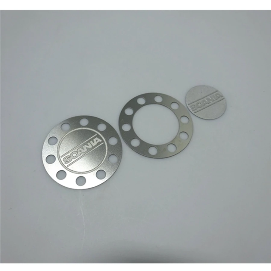 

Rc Toys Model Truck Front Wheel Metal Logo Guard Ring For 1/14 Scale Tamiya R470 R620 R730 SCANIA BEENZ 1851 3363 MAN TGX 56325