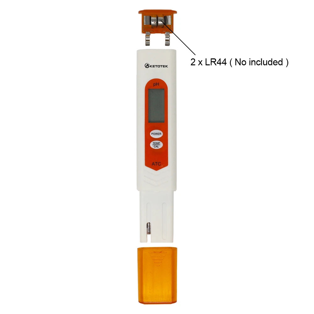 PH Tester 0.00-14.00pH TDS&EC Meter C/F Thermometer ATC Portable Pen Digital Water Quality Analyzer Purity Measuring Tool