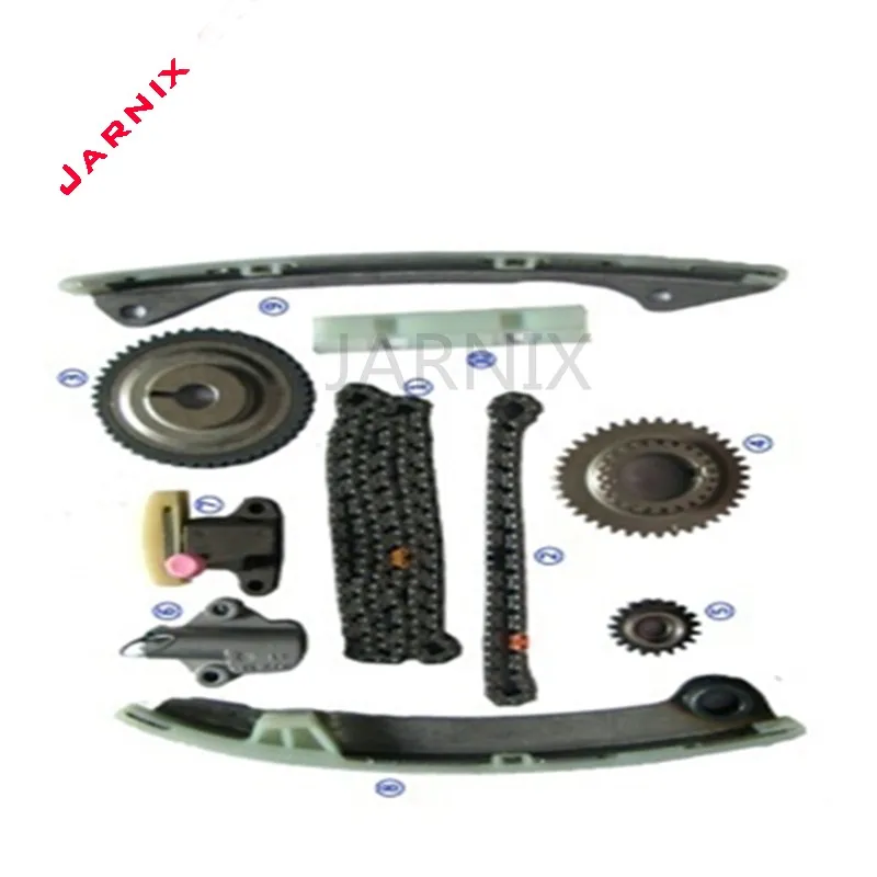 Комплект цепи привода ГРМ для Nissan Xuanyi / Qashqai 2 0/Junyi 1.8L MR18DE MR20DE OEM:13028-ET000 15041-ET010 15041-EN20A |