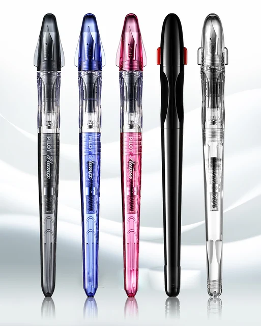 Penne Stilografiche Pilot Vpen Usa E Getta - Confezione Da 3 (Nero, Blu, Rosso) - Foto 4