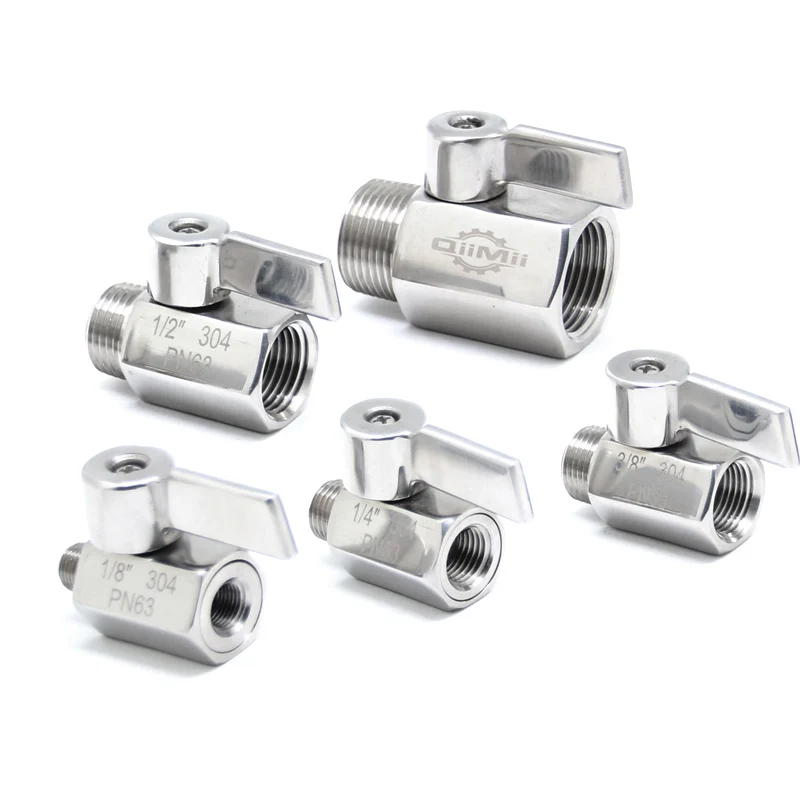 Шаровой мини-клапан из нержавеющей