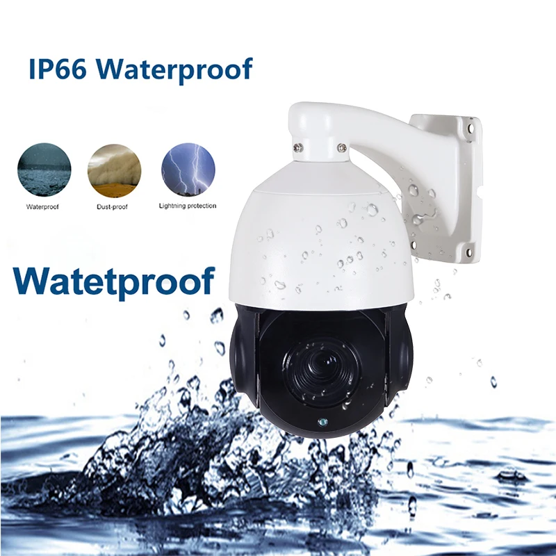 IP66 Открытый POE 2MP Автоматическое отслеживание PTZ камера распознавание человека распознавание гуманоида H.265 IP камера IR 60 м авто трекер 30X зум