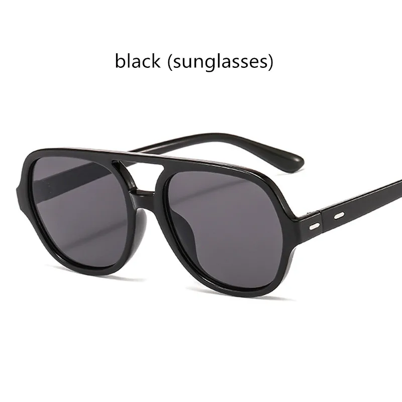 LUKOKO, анти-синий светильник, очки, очки для компьютерных игр, для мужчин и женщин, блокирующие очки, лучевые очки, модные солнцезащитные очки, черные - Цвет оправы: black(Sunglasses)