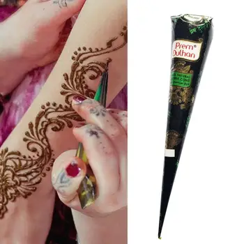 

1Pcs Indian Henna Tattoo Paste Tattoo Painting Cream Temporary Waterproof Tattoo Red White Brown Lack Body Painting Ink