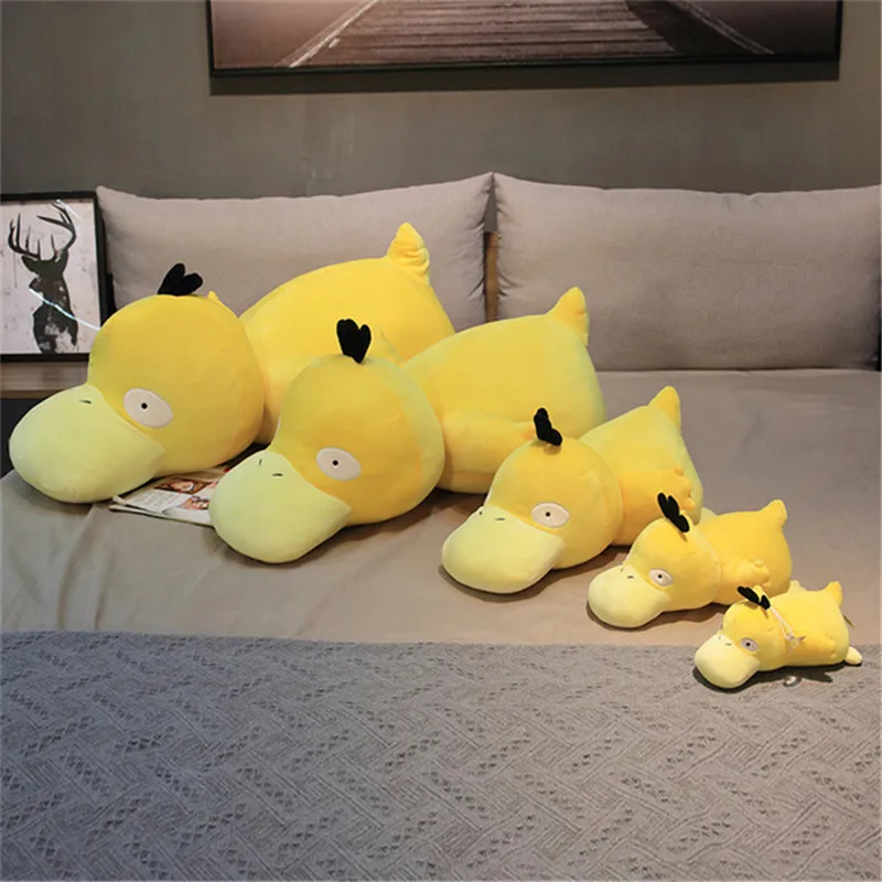 New 203045cm Psyduck Plush Toys Anime Cartoon Yellow Duck Lying Ducks Stuffed Animals Dolls Gift for Kids Children (3)