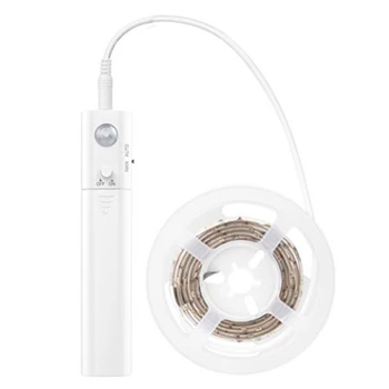 

LED Wireless Infrared Cabinet Lights Battery Box Body Sensor Strip Home Corridor Bathroom Sensor LED Lamp 3 Meters