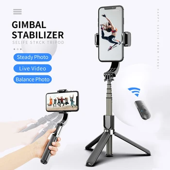 

Phone Stabilizer Handheld Gimbal Stabilizer Anti-Shake Selfie Stick Video Live Bluetooth Selfie Stick Tripod for Android iOS