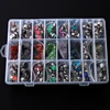 1 box 540 pcs Scissors Silencer Parts with Screws Mix in one set Haircutting Styling Scissors Accessories Bumpers Silenciador 1