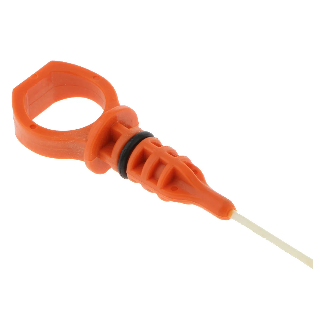 1 Set Car Orange Engine Oil Level Indicator Dipstick Universal