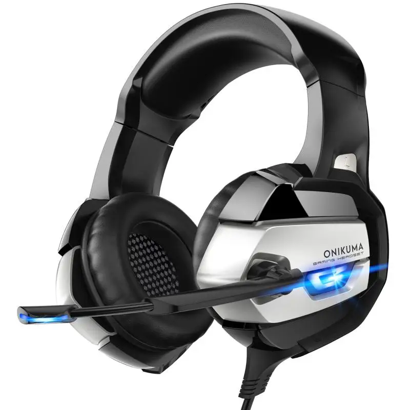 Игровая гарнитура для PS4 с глубокими басами стерео проводные Игровые наушники