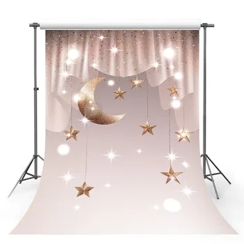 

Avezano Photography Backdrops Glitter Stars Gold Polka Dots Christmas Nativity Newborn Baby Shower Background Photo Studio Props