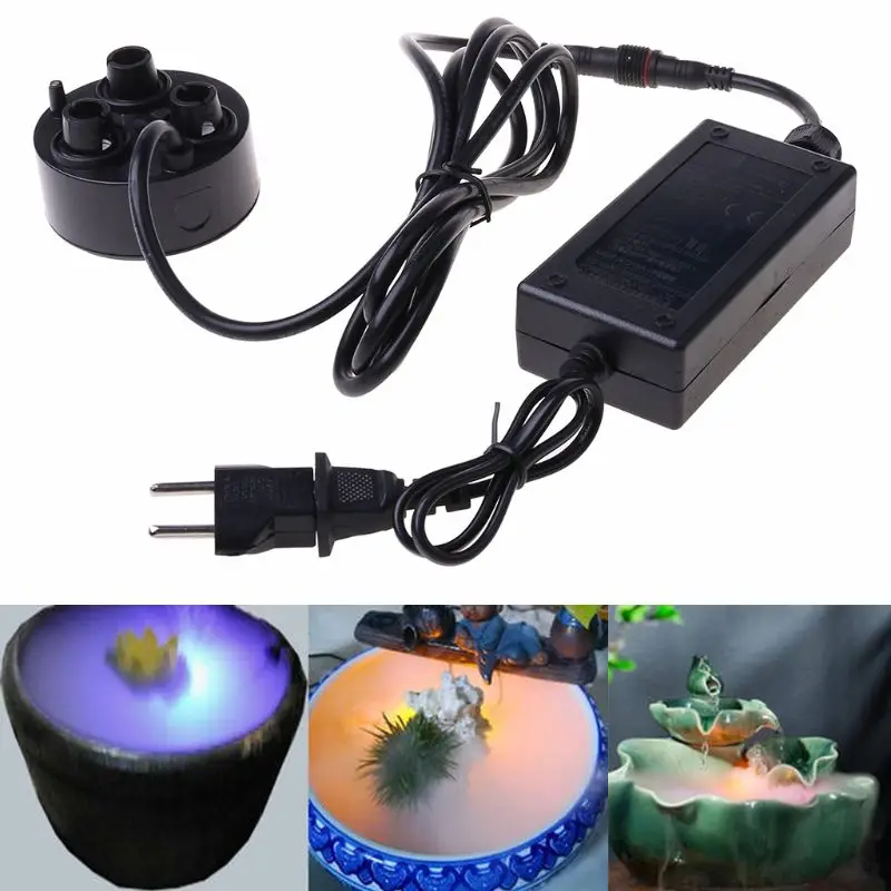 

3 Head Mist Maker Atomizer Ultrasonic Air Humidifier Fogger Nebulizer EU Plug