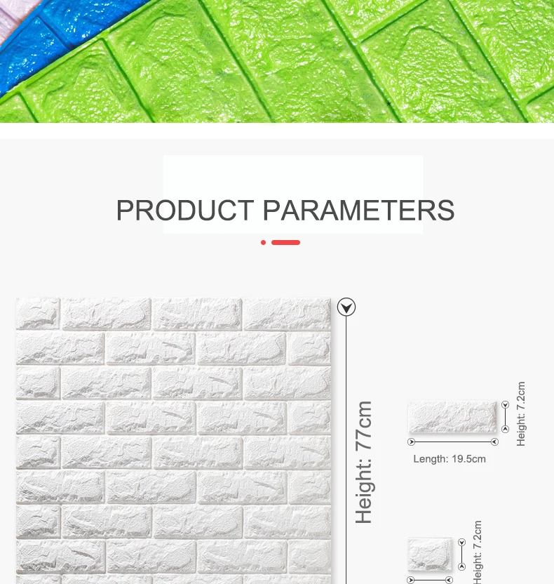 Adesivo de parede 3D, Sala Mural, Quarto decorativo, 10pcs