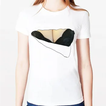 

Funny Breast Bra 3D Print T Shirt Women Short Sleeve O Neck Loose Tshirt 2020 Summer Women Tee Shirt Tops Camisetas Mujer