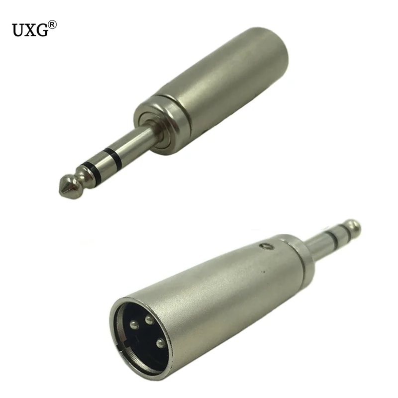 3 контактный XLR штекер 6 35 мм 14 дюймов полюсный стерео разъем аудио адаптер Разъем