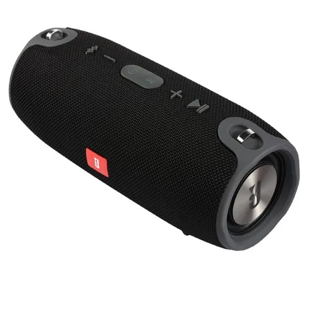 Портативный Bluetooth динамик fm-радио Беспроводная бас Колонка водонепроницаемый открытый динамик поддержка AUX USB Сабвуфер стерео громкий динамик - Цвет: black