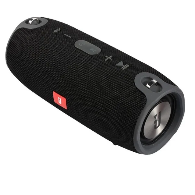 black Портативный Bluetooth динамик fm-радио Беспроводная бас Колонка водонепроницаемый открытый динамик поддержка AUX USB Сабвуфер стерео громкий динамик - Цвет: black