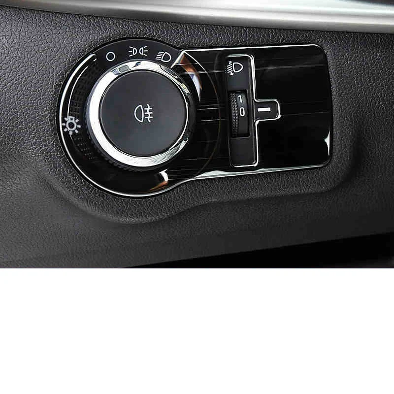 Lsrtw2017 автомобильный регулятор ближнего света контроля управляющего кадра накладки на панель украшения для укладки для Chevrolet Cavalier - Название цвета: black