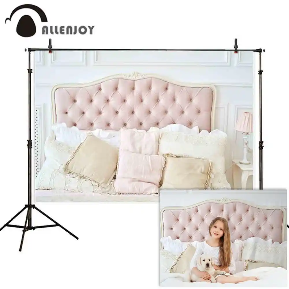 baby pink headboard
