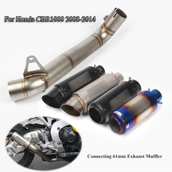 

For Honda CBR1000RR 2008-2011 2013-2016 Motorcycle Exhaust Pipe Muffller Tips Mid Link Connect Pipe Slip On CBR1000RR Modified