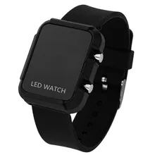 Montre numérique LED pour hommes et femmes, montre-bracelet de Sport, électronique, mode, cadeau, horloge, nouvelle collection
