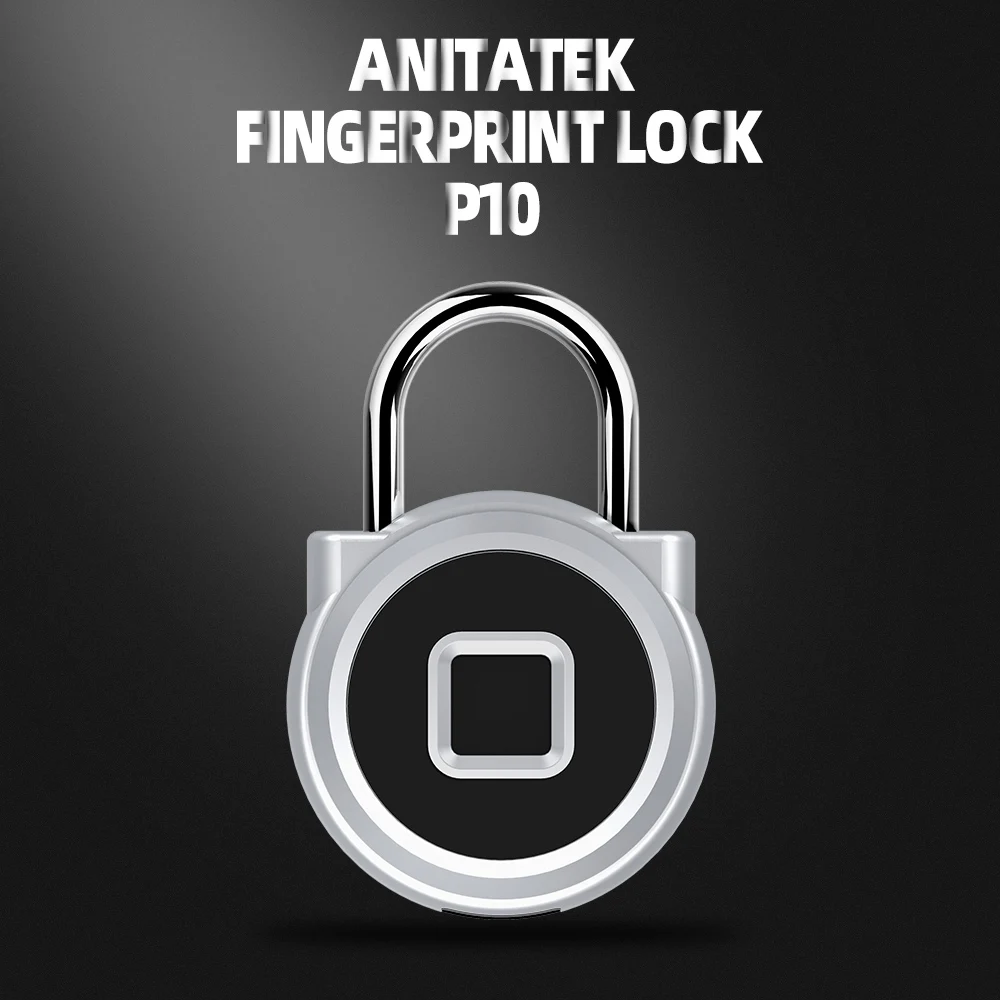 Anytek P10 замок отпечатков пальцев 20 комплектов отпечатков пальцев с usb-портом для зарядки светодиодный свет для пикапов грузовиков велосипедов гаражи двери