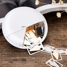 Креативная мини металлическая Закладка для книг маленькая свежая стрела Красивая Закладка подарочная упаковка