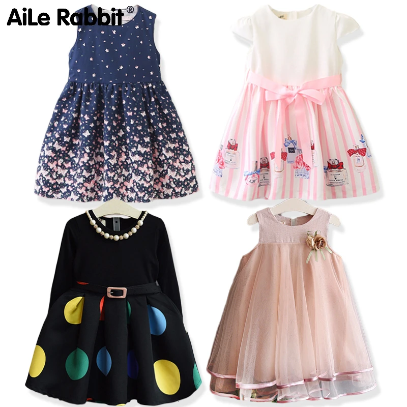 Милая Новая модная детская одежда в Корейском стиле летнее платье без рукавов