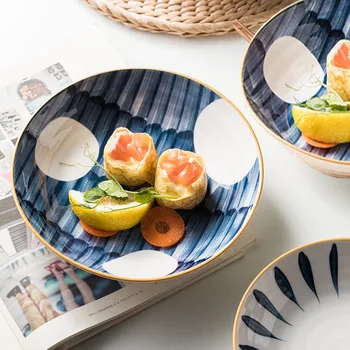 

Dinner Plates Microwave Safe Lunch Plates Reusable Eco-friendly Free Lightweight Dirt-resistant Easy Clean LAD-sale