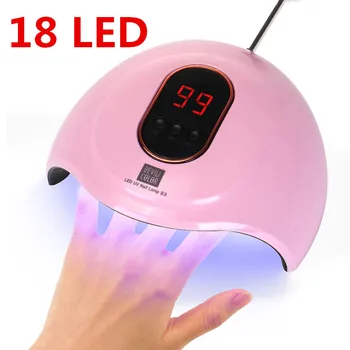 

Nail Lamp UV LED Drying Machine 18 LED Nail Lamp Gels Dryer Polisher Manicure Nail Art Accessories Tools Set Nail Dryer Machine