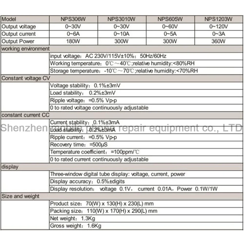 NPS306W 30V6A мини Регулируемый лабораторный источник питания постоянного тока светодиодный цифровой импульсный стабилизатор напряжения Стабилизаторы для ремонта ноутбуков