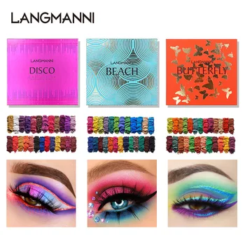 

25 Colors Eyeshadow PaletteFluorescent Neon Pigment Eye Shadow Makeup Palette Shimmer Eyeshadow Face Nail Art Cosmetics TSLM1