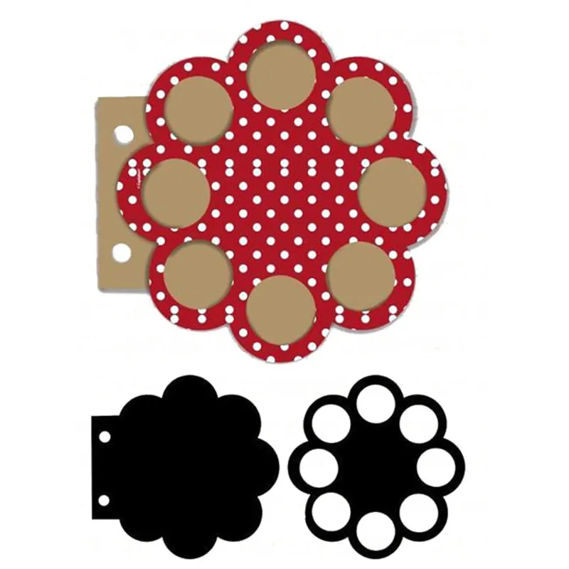 

Naifumodo Flower Dies Flower Hollow Metal Cutting Dies for DIY Scrapbooking Card Album Embossing Die Cut New Template