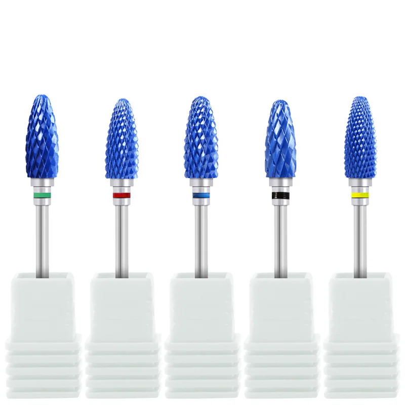 

1Pcs Blue Ceramic Milling Cutter Nail Drill BitsClean Polish For Electric Manicure Machine Accessories Nail Drill Nail Art Tools
