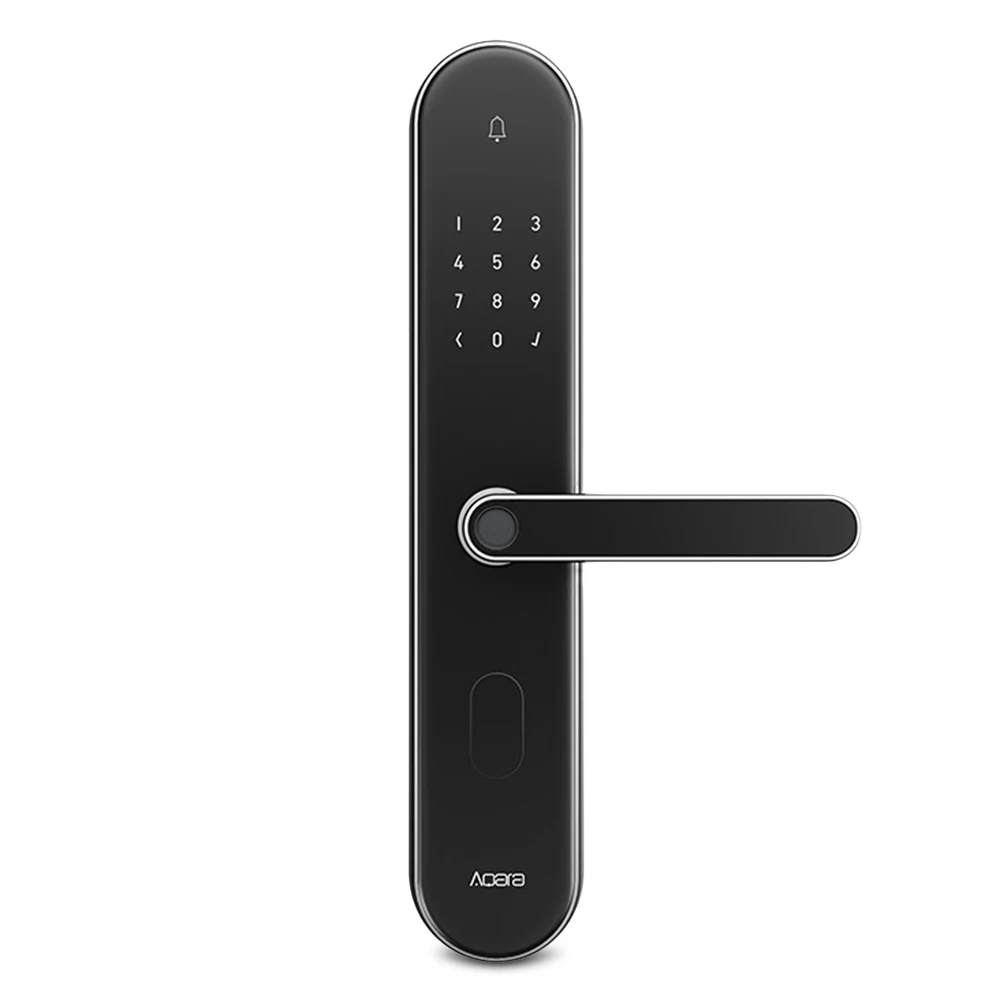 Aqara S2 умный Интеллектуальный Дверной замок Пароль 100 шт. ключ отпечатков пальцев разблокировка приложение в режиме реального времени монитор блокировки конфиденциальности домашних устройств