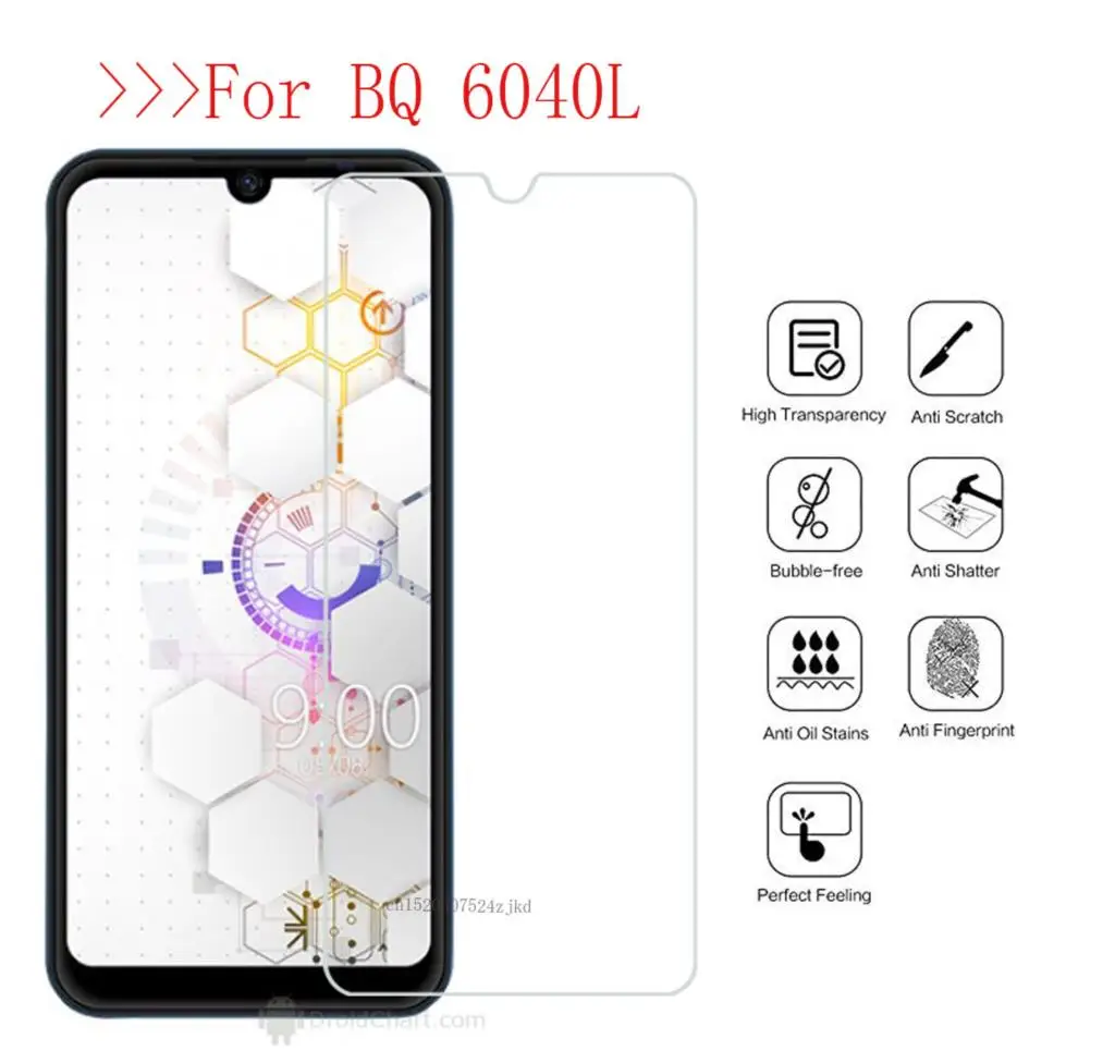 9H 2.5D Закаленное стекло для BQ 6040L Защитная пленка для экрана чехол для телефона BQ 6040 L