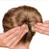 2PCS Hair Bun Maker Donut Magic Foam Sponge Easy Big Ring Former Hair Styling Tools Accessories For Girls Hair Donut Braider 2