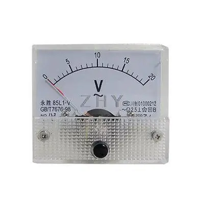 

85L1-V AC 0-20V Analog Voltmeter Panel Meter Voltage