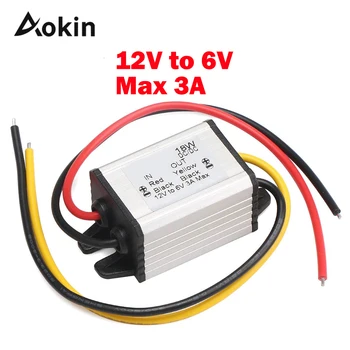 

Car Power Buck Converter Voltage Regulator 12V to 6V Converter 3A 18W Test-D High Efficiency Water Step Down volt Power Module